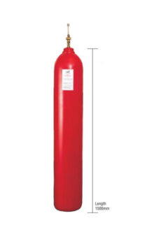 Cylinder CO2 fire fighting 68L for 45kg co2 K2 valve